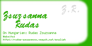 zsuzsanna rudas business card